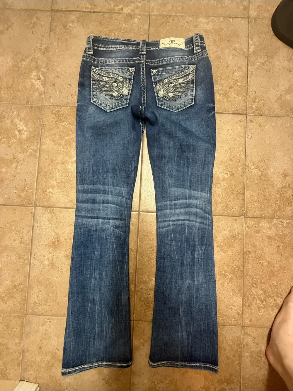 Miss me angel wing jeans 28x32